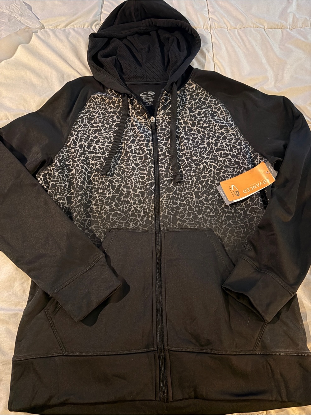 Men's Champion Duo Dry Max training full zip hoodie